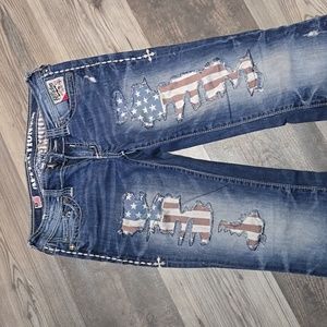 Affliction American Flag jeans
